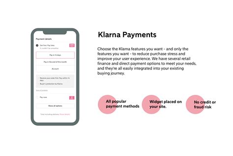 Nov 14, 2021 · For financing accounts, you’ll pay a $35 late fee, although Klarna won't charge a fee that's bigger than your minimum payment due. Other downsides of not paying include being denied future loans and potential damage to your credit score if Klarna refers your past-due account to collections. . 