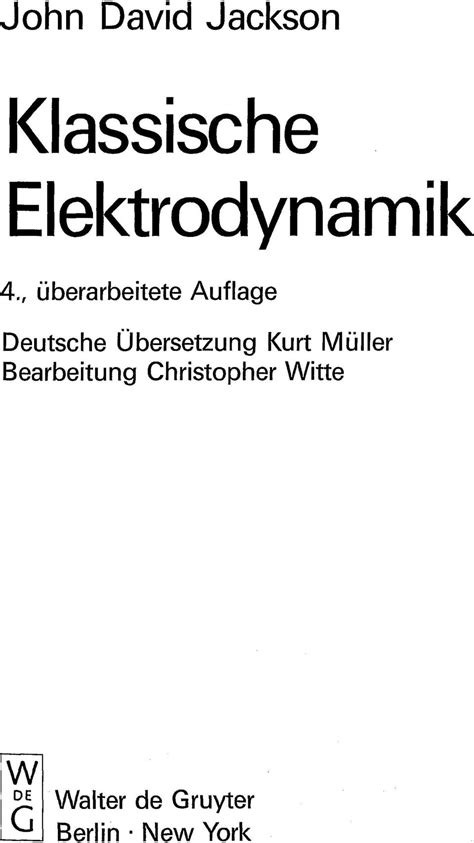 Klassische elektrodynamik überarbeitete auflage deutsche ausgabe. - Kentucky 2017 journeyman electrician study guide.