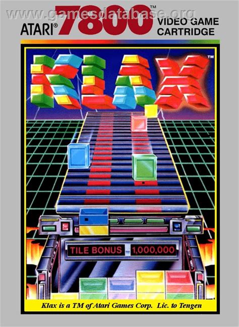 Klax - Atari 7800 - Games Database