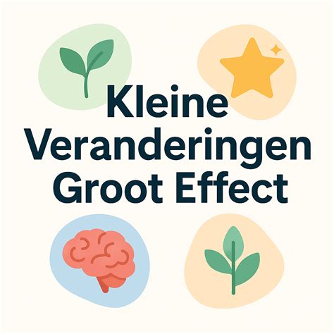 Kleine investeringen met een groot effect
