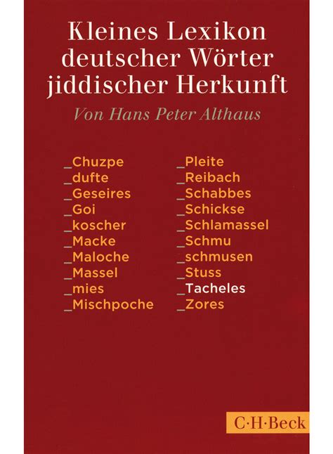 Kleines lexikon deutscher wörter jiddischer herkunft. - Geodätischen linien auf dem catenoid ....