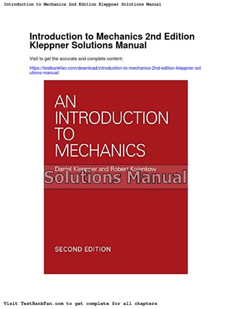Kleppner Solutions Manual Pdf