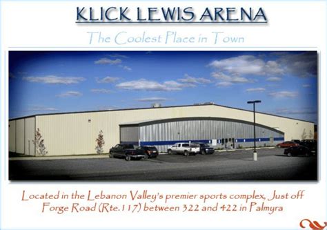 Klick lewis arena. Klick Lewis Arena is a multi-purpose sports facility in Annville, PA, owned by Black Bear Sports Group, Inc. It houses 3 NHL-sized ice rinks and offers various hockey and skate … 