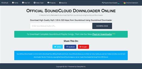 KlickAud makes it into the top rated that can help you to download SoundCloud 320kbps to MP3 in no time. . Klickaud