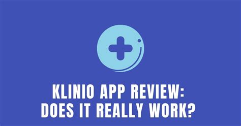 Klinio review. Things To Know About Klinio review. 