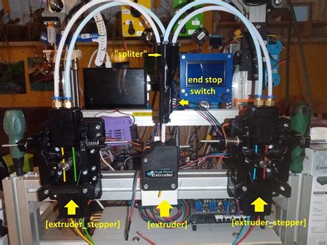 Klipper command to unload filament.  This can be done by using the TOOL_U...