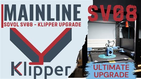 Klipper mcu serial.  Some Getting the Sovol SV08 onto mainline Klipper.  i...