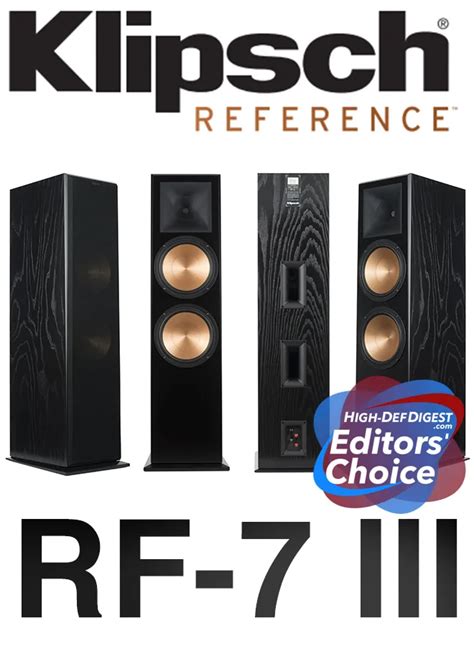 Klipsch RF-7 III Floorstanding Speaker - High-Def Digest