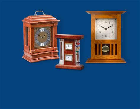 Germany, Woodentimes, a growing collection of wooden gear clock plans and kits, from beginner to advanced. Enabling you to make a beautiful wooden clock that will be both an heirloom and a conversation piece. Netherlands, Valuta Friese klok Fournituren, Nijensleek, Friesian clock kits.
