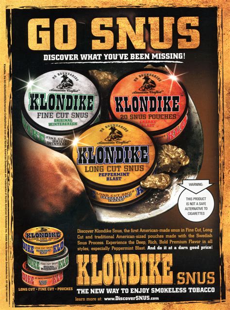 Klondike Smokeless Tobacco Wiki Fandom