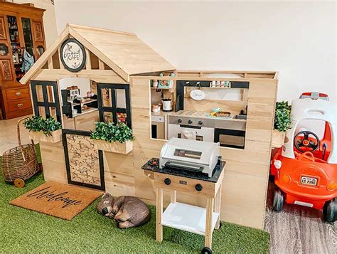 Kmart cubby house hack.  From adorable cubby house transformations to ingen...
