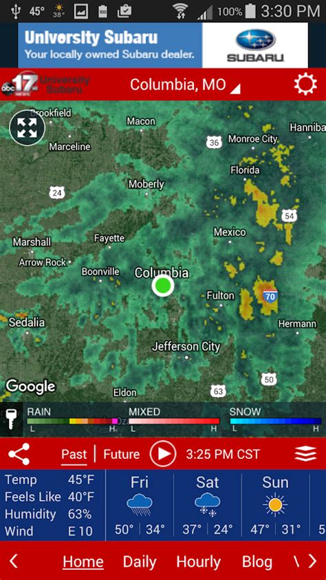 Weather. ABC 17 Stormtrack Doppler Radar; ABC 17 Stormtrack Insider Blog; ABC 17 Stormtrack Weather Alert Days; Forecast; Cameras; Closings and Delays; Download Our Apps; Sports. NFL Draft;.... 