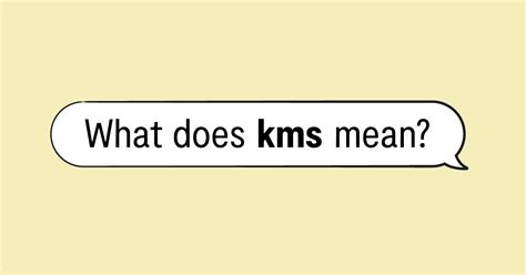 What is KMS meaning in Texting? 2 meanings of KMS abbreviation related to Texting: Vote. 4. Vote. KMS. Killing Myself + 1. Arrow.. 