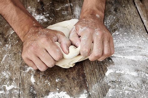 Kneading bread. Instructions. In a big bowl mix the flour, oats, salt and yeast together. Combine the warm water with the honey then pour into the bowl and using a spatula or a wooden spoon mix it until well incorporated. … 