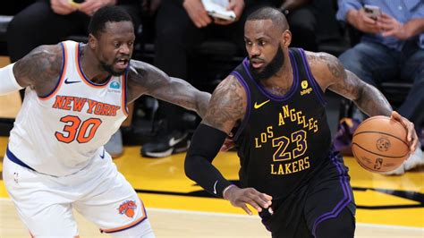 Knicks overcome LeBron James’ 109th triple-double and hold off the Lakers 114-109