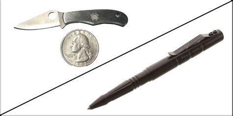 Knife + Tactical Pen Combos Delta Team Tactical