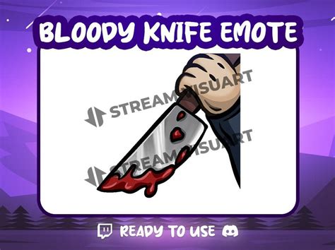 Knife Emote Animated - StreamVisuArt