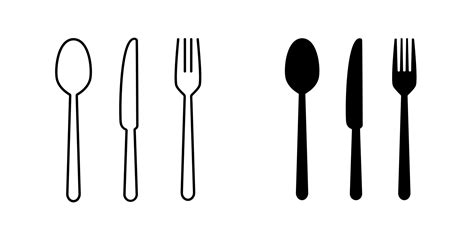 Knife Fork Spoon Vector Art, Icons, and Graphics for Free …