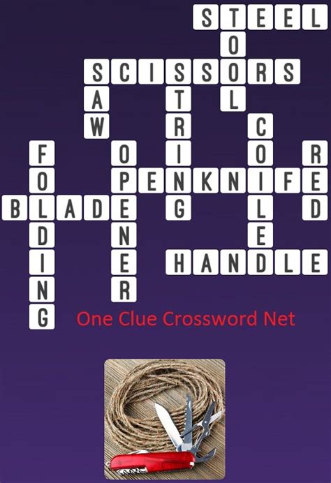 Knife handles - 1 answer Crossword Clues