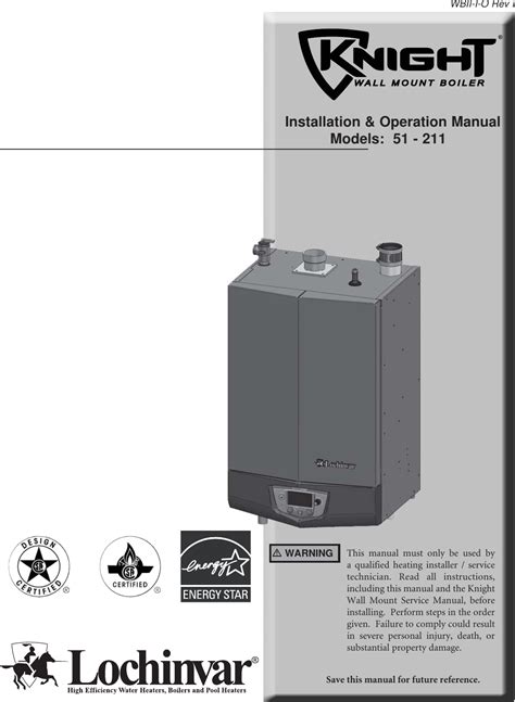 Knight boiler service manual. KB-I-O-16. Installation & Operation Manual. Models: 80 - 285. Starting Serial #H07H10040039. WARNING This manual must only be used by a qualified heating installer / service. technician. Read all instructions, including this manual and the Knight Boiler Service Manual, before installing. 