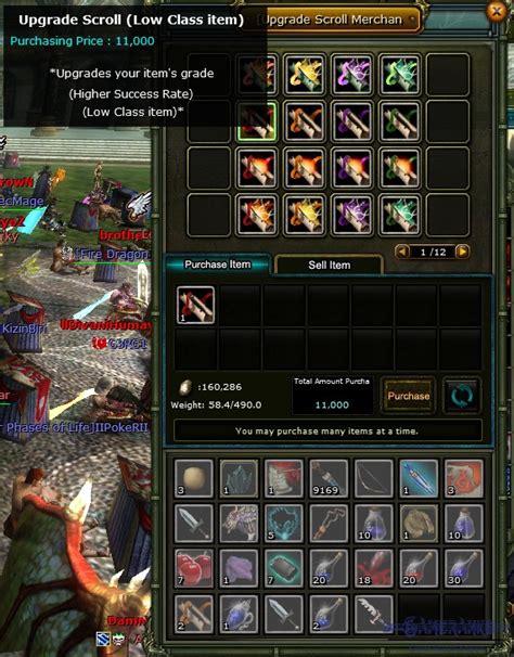 Knight online cannot perform item upgrade
