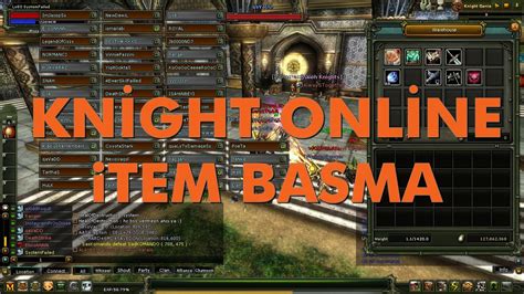 Knight online item basma