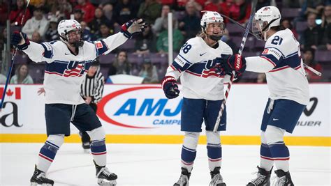 Knight scores 2 in US 9-1 rout of Czechs in world semis