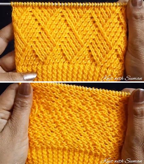 Knit Barfi Stitch You Should Learn - CrochetBeja