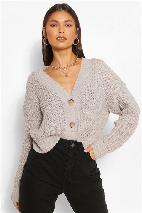 Knit Cardigan Crop