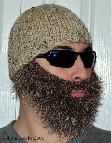 Knit Hat With Beard