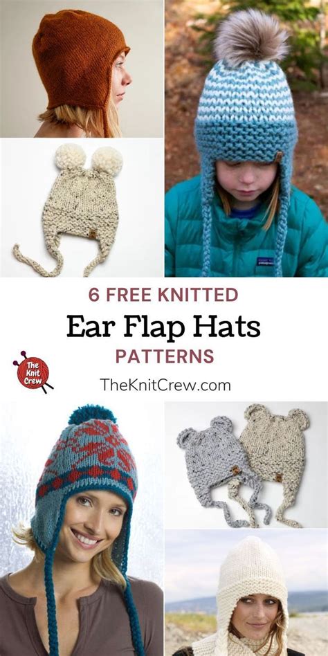 Knit Hat With Ear Flaps Free Patterns Knitting Patterns