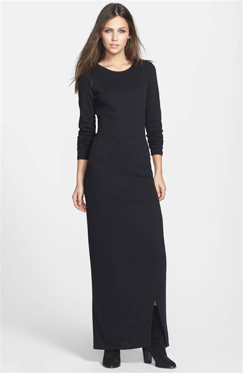 Knit Long Sleeve Maxi Dress