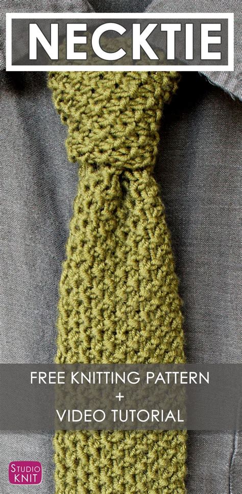 Knit Patterns Necktie Thin 1000 Free Patterns