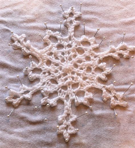 Knit Snowflakes Pattern PDF Etsy