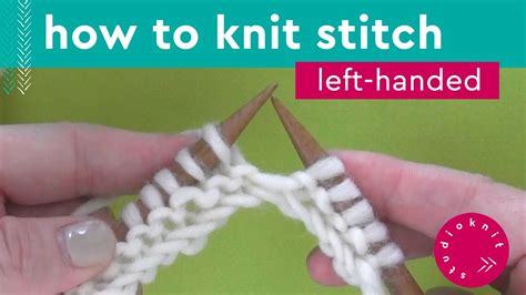 Knit Stitch Left Handed