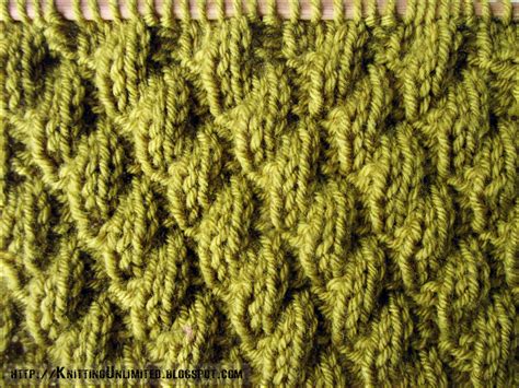KnitPurl Combinations Pattern 6 Diagonal Stitch 2