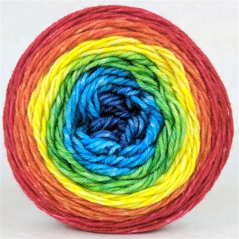 Knitcircus Yarns Love Is Love 100g Panoramic Gradient, Divine, ready