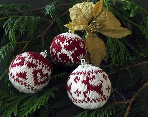 Knitted Baubles