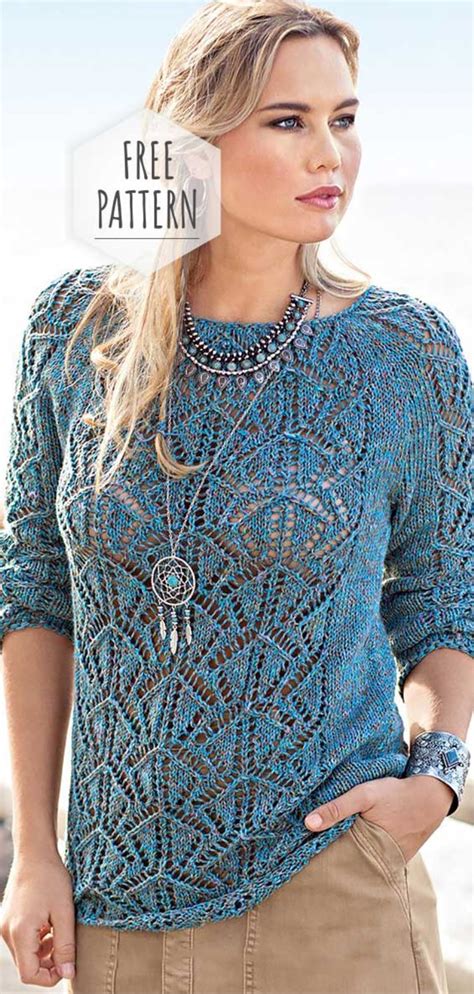 Knitted Blouse Free Pattern
