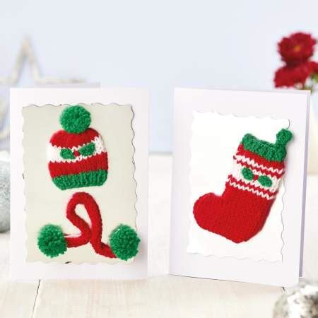 Knitted Christmas Cards Christmas knitting, Christmas cards, Cards