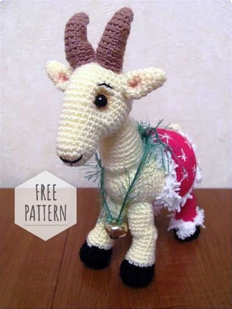 Knitted Goat Free Pattern