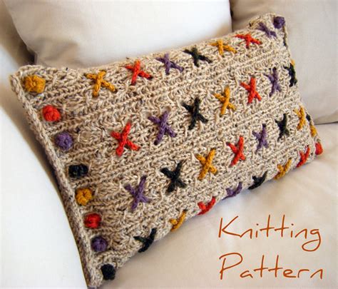 Knitted Pillow Patterns A Knitting Blog