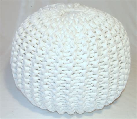 Knitted Poufs Pattern