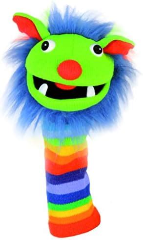 Knitted Puppet -Rainbow Multicolor, 15 inches - amazon.com