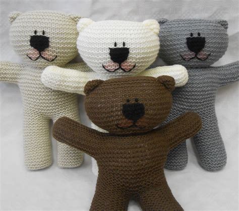 Knitted Teddies Free Patterns