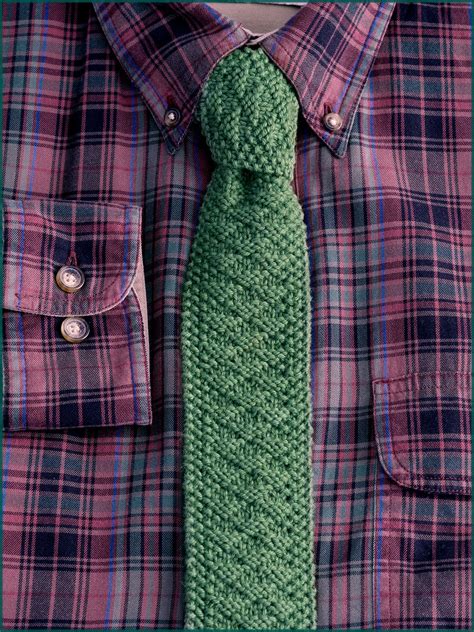 Knitted Tie Pattern Design Patterns