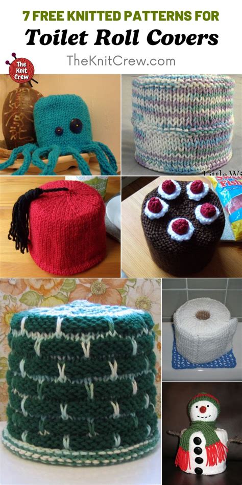 Knitted Toilet Paper Roll Covers