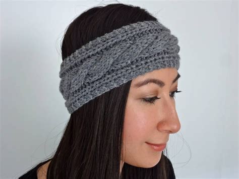 Knitted Winter Headband - Etsy