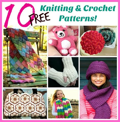 Knitting And Crochet Patterns For Free