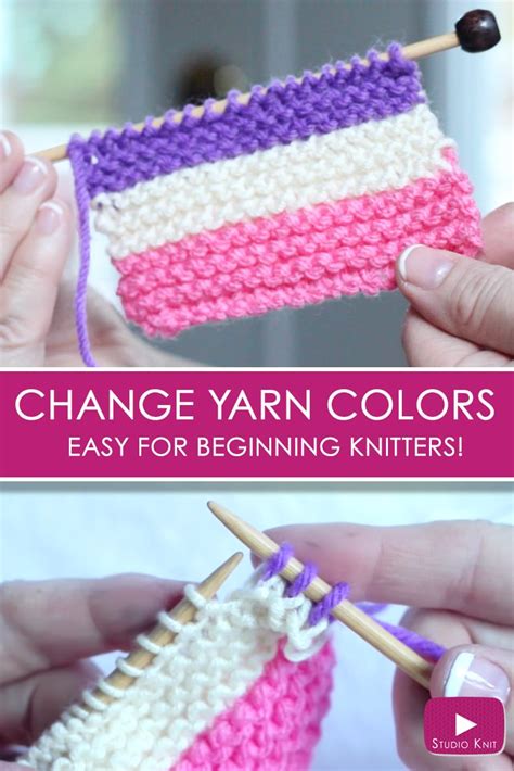 Knitting Changing Yarn